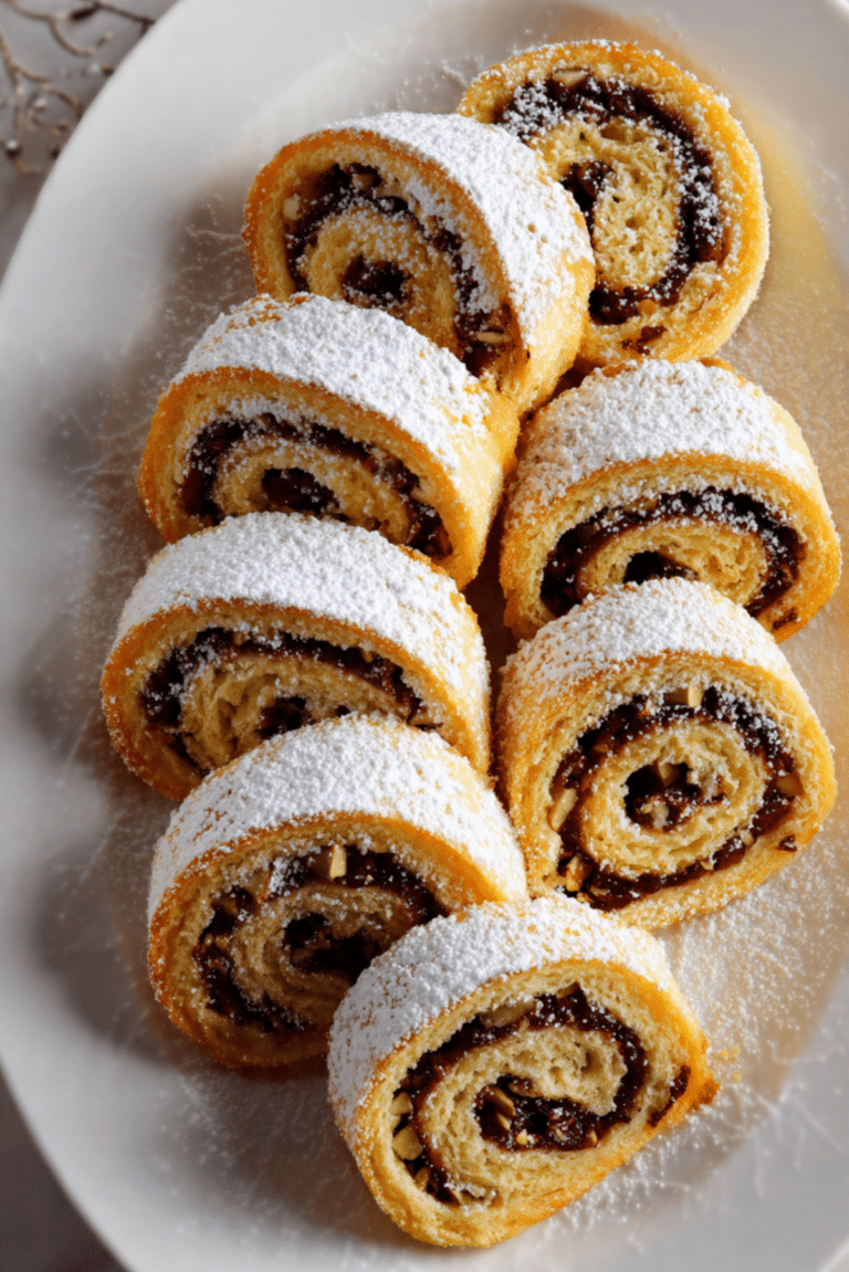 Italian Nut Roll Cookies