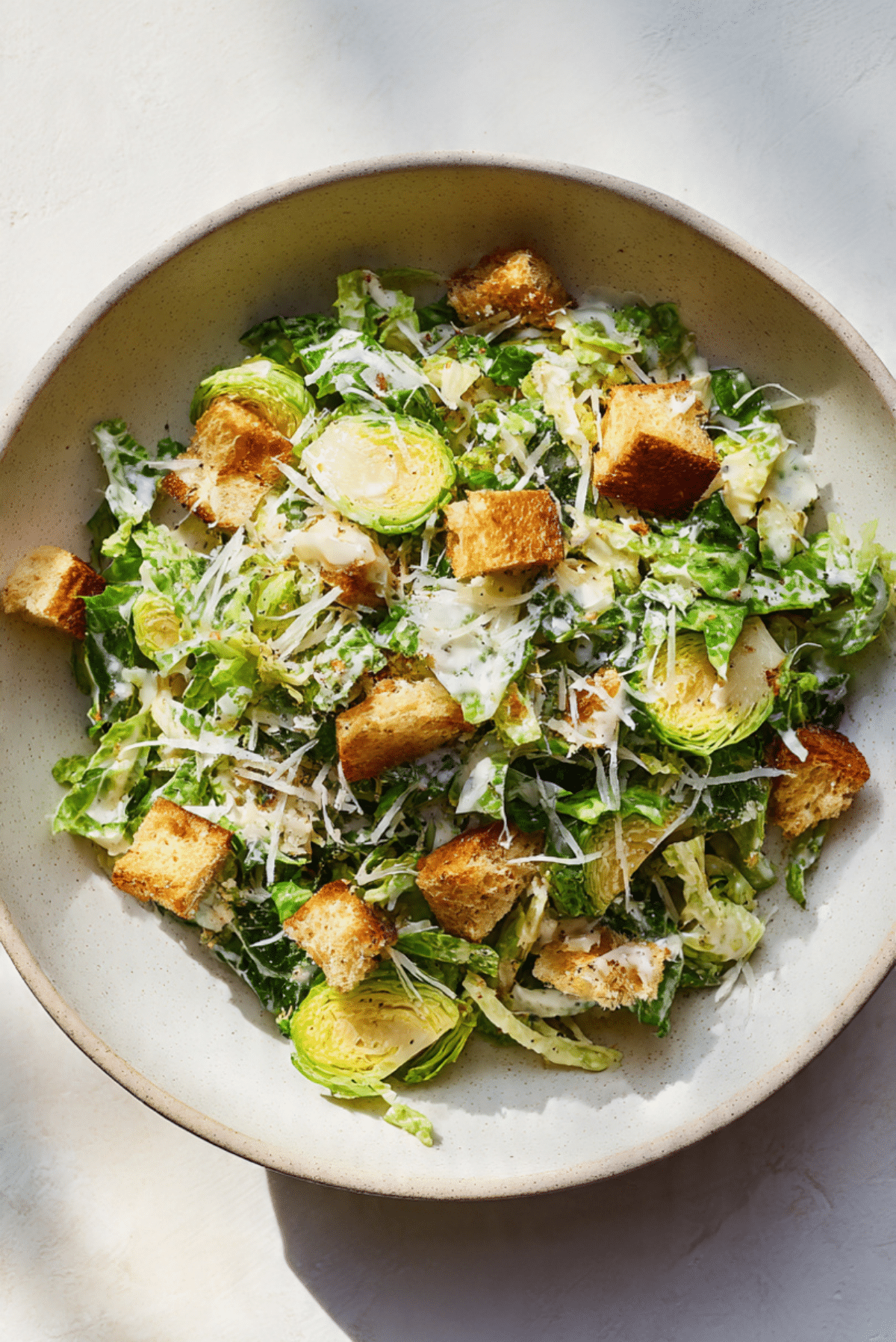 Brussel Sprout Caesar Salad Recipe