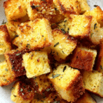 Easy Homemade Parmesan Garlic Croutons