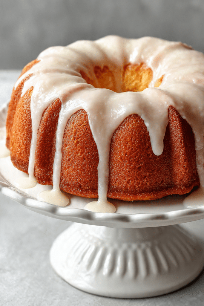Vanilla Cream Cheese Pound Cake