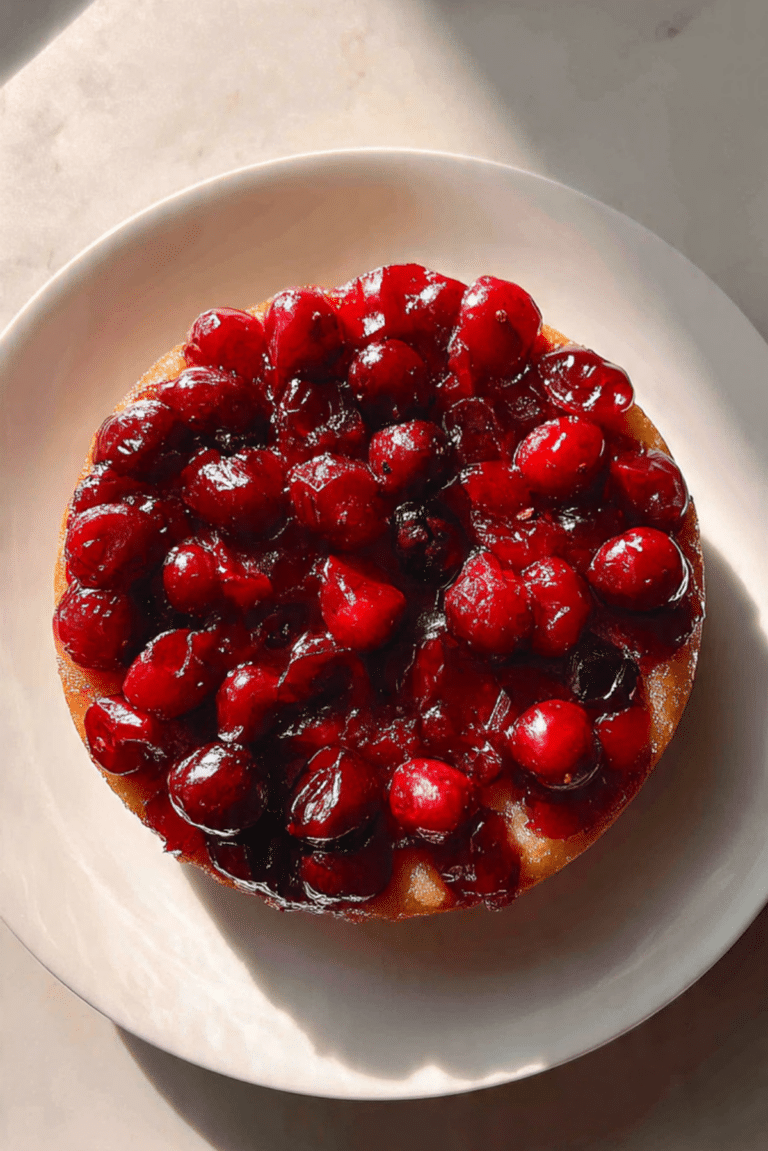 Cranberry Upside Down Cake