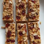 Cranberry Almond Granola Bars Recipe