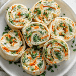 Veggie Pinwheels with Broccoli and Carrots Recipe
