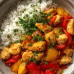 Chicken & Bell Pepper Rice Bowls Recipe