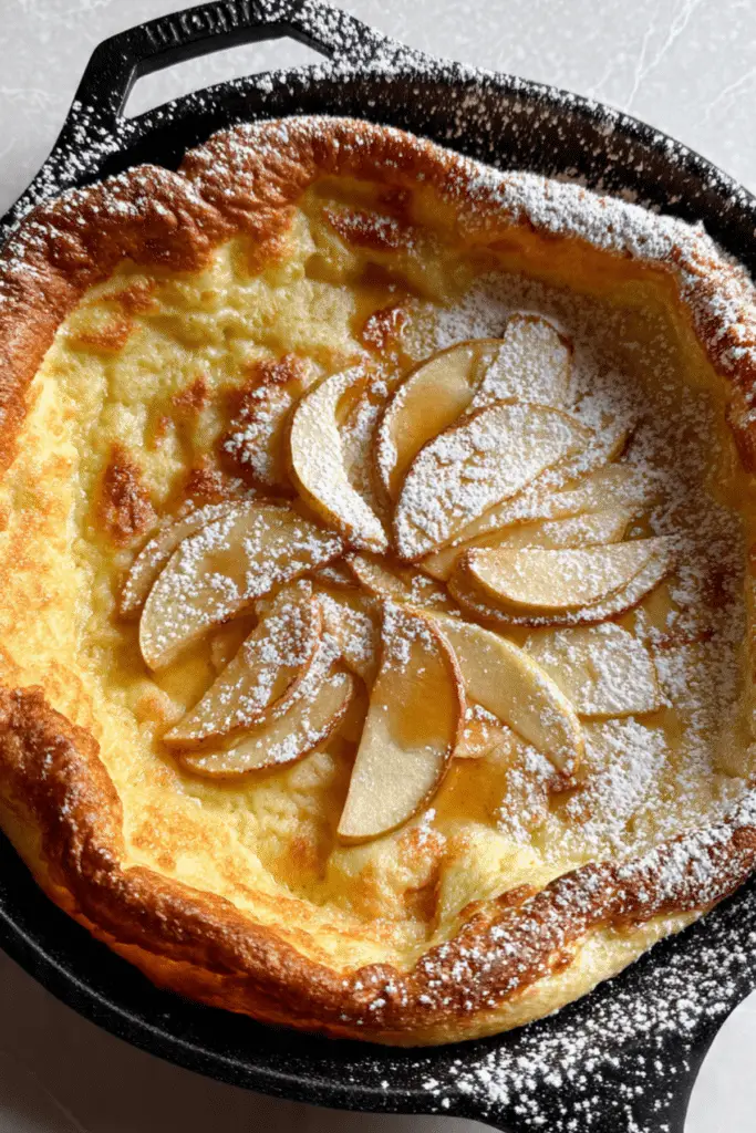 Apple Cinnamon German Pancake Recipe