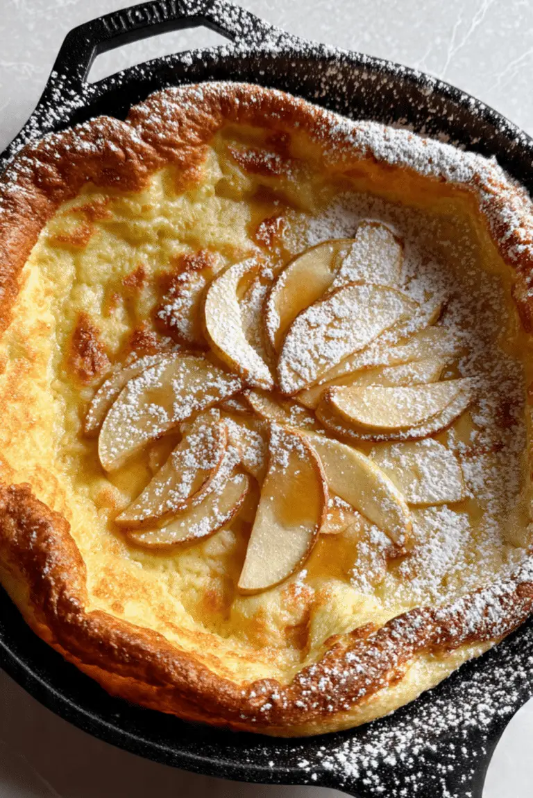 Apple Cinnamon German Pancake Recipe