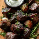 Roasted Garlic & Herb Beef Tenderloin Bites