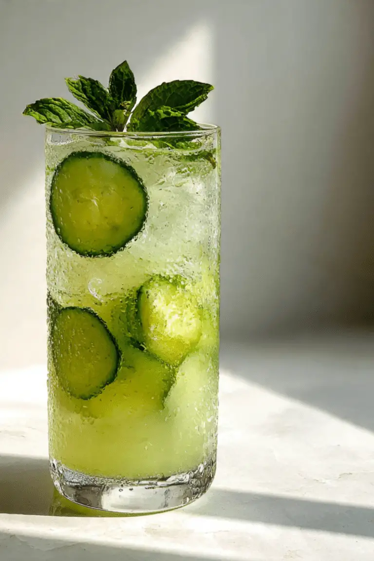 Refreshing Cucumber Agua Fresca