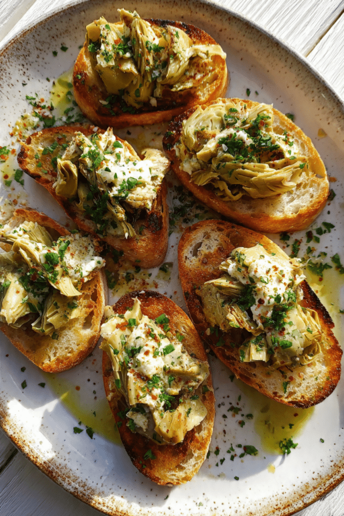 Artichoke Bruschetta