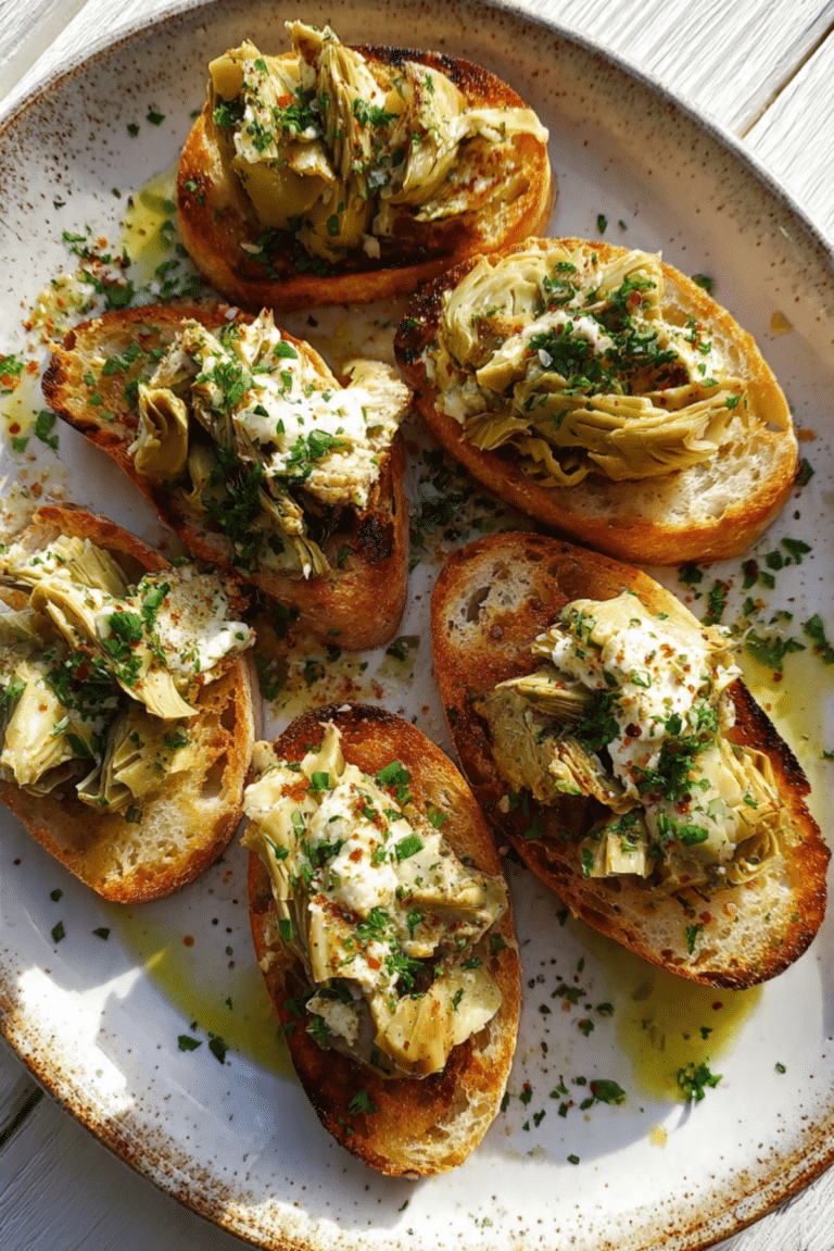 Artichoke Bruschetta