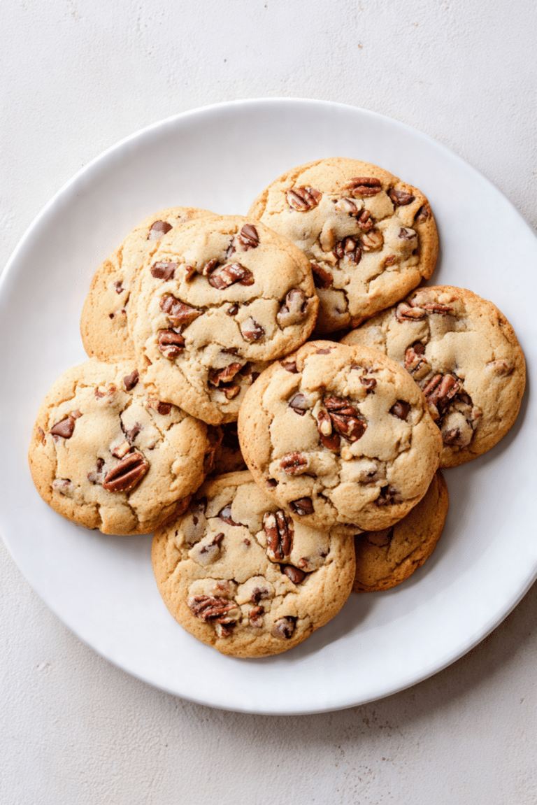 Sweet Chocolate Chip Pecan Cookies