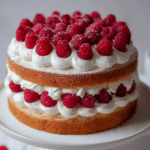 Raspberries and Cream Cake Recipe