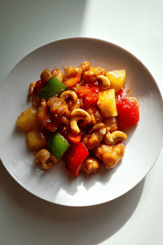 Chicken Pineapple With Cashews