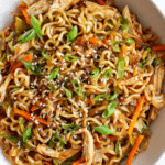 Chicken & Veggie Egg Roll Noodle Bowls