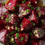 Mediterranean Beets With Garlic and Olive Oil