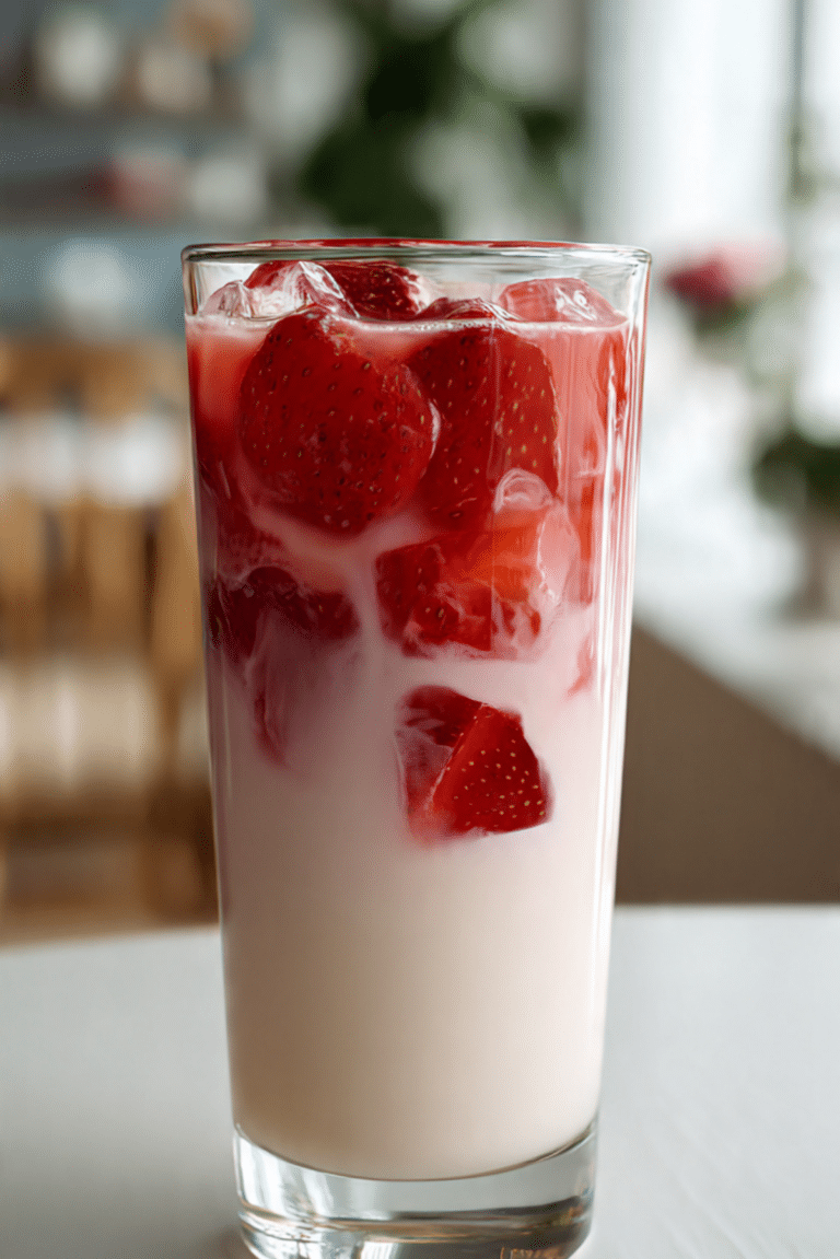 Korean Strawberry Milk