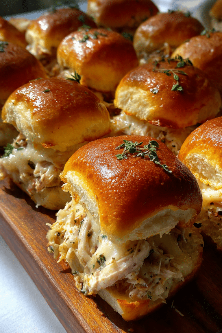 Baked Chicken Sliders
