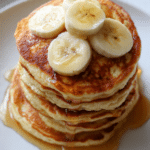Banana Sour Cream Pancakes