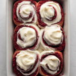 Red Velvet Cake Mix Cinnamon Rolls