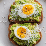 Grated Egg Avocado Toast