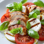 Caprese Salad with Grilled Chicken