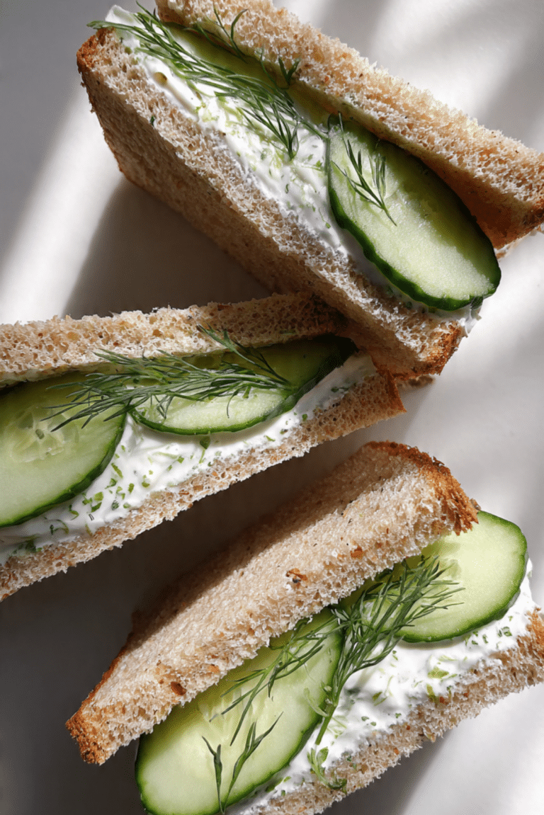 Cucumber Salad Sandwiches