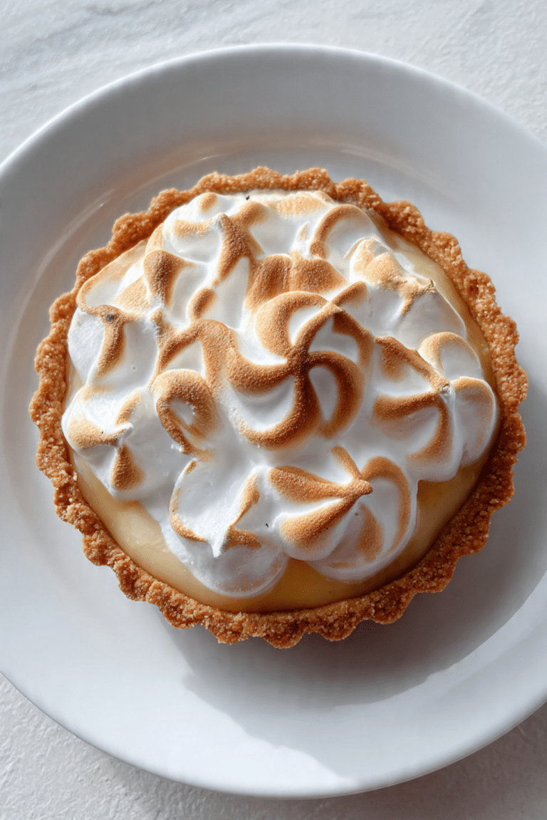 Lemon Meringue Pie with Graham Cracker Crust