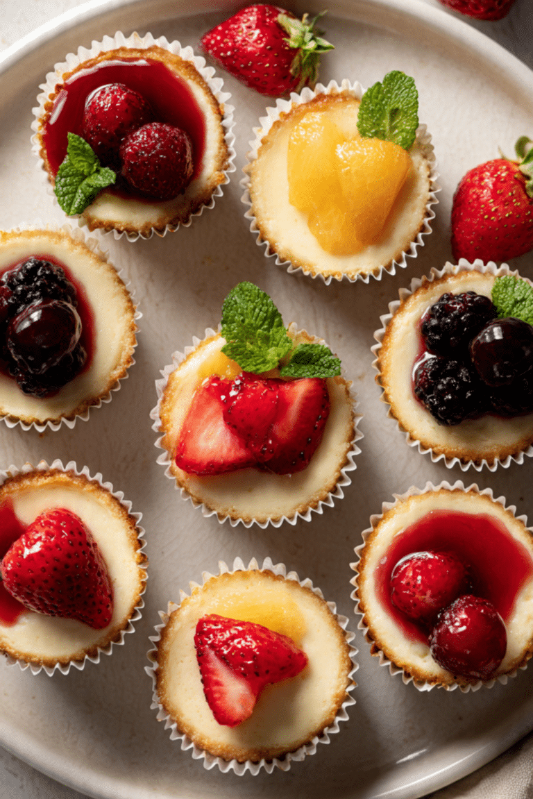 Mini Cheesecake Party Bites