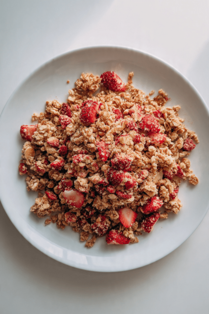 Strawberry Crunch Topping