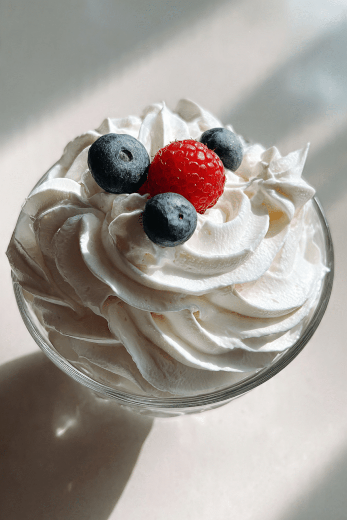 Low Calorie Greek Yogurt Cloud Mousse