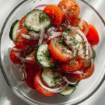 Marinated Cucumbers, Onions & Tomatoes