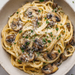 Lazy Creamy Mushroom Pasta