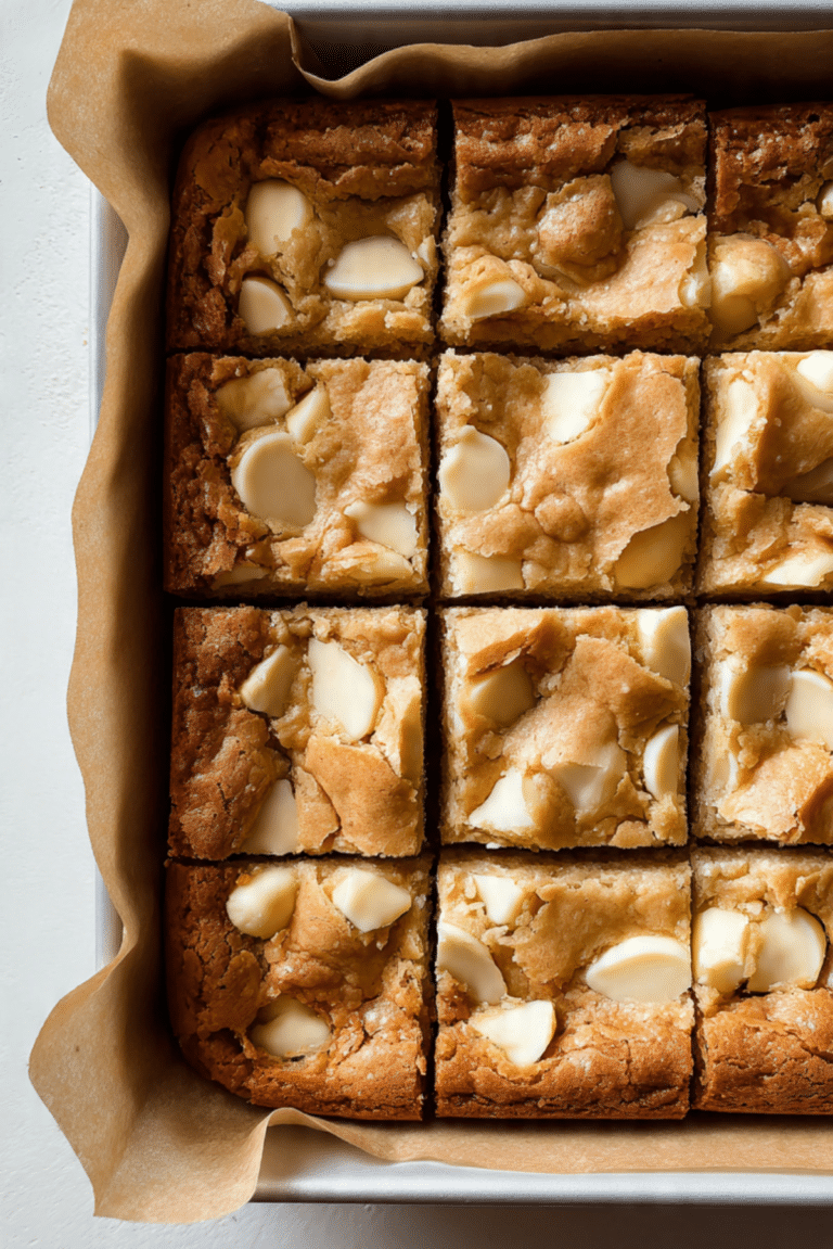 White Chocolate Blondies