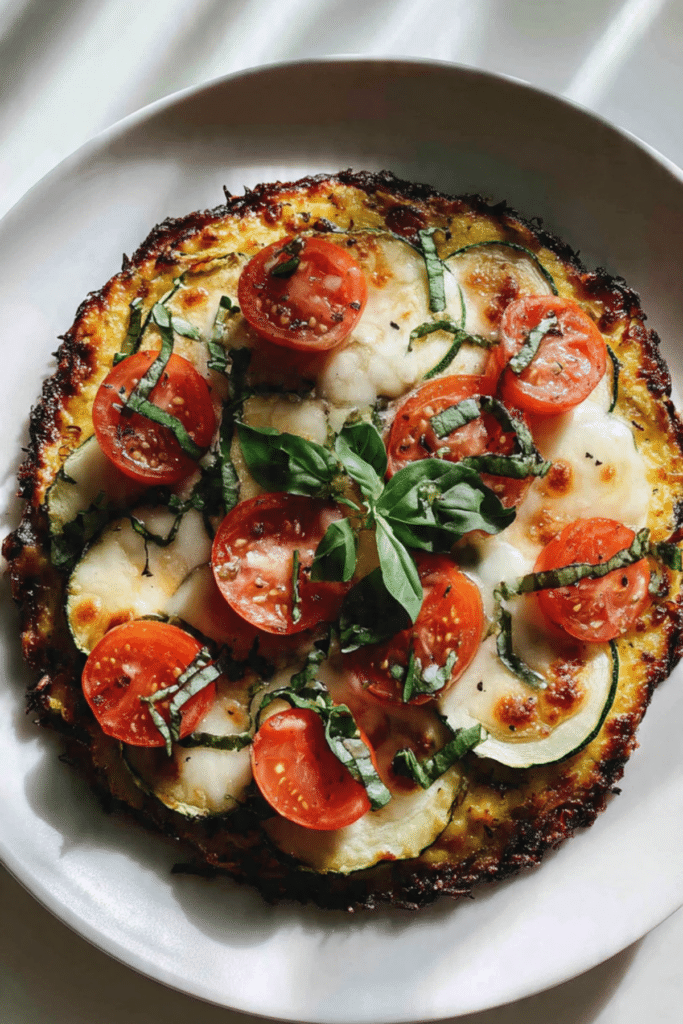 Zucchini-Crusted Pizza