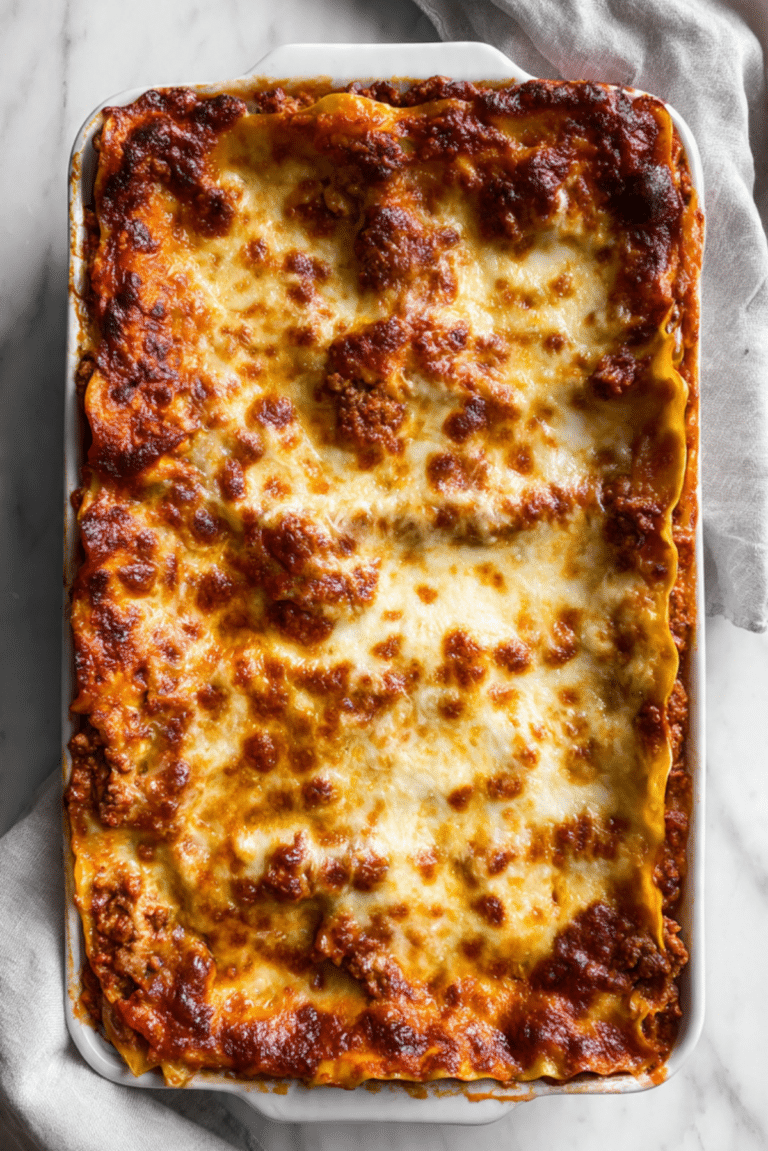 Easy Homemade Lasagna