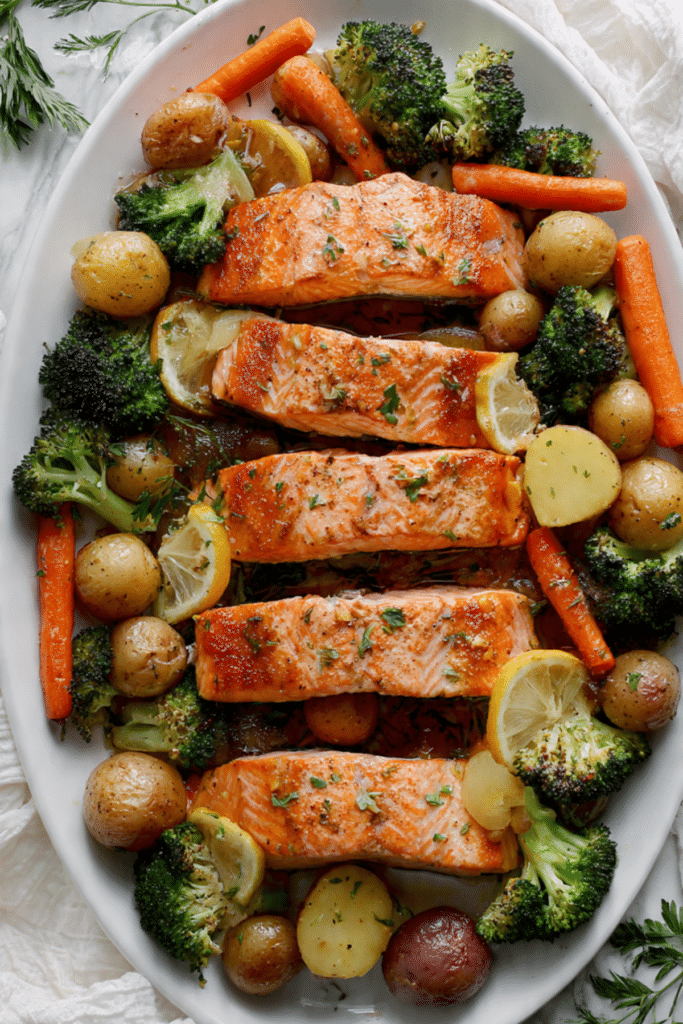 Lazy Sheet Pan Salmon