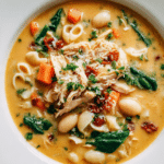 Hearty Chicken Tuscan Soup