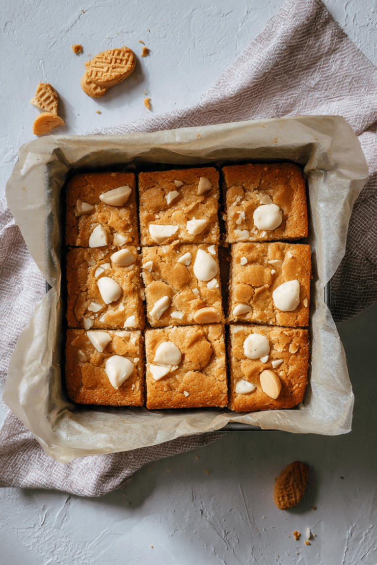 Custard Cream Blondies