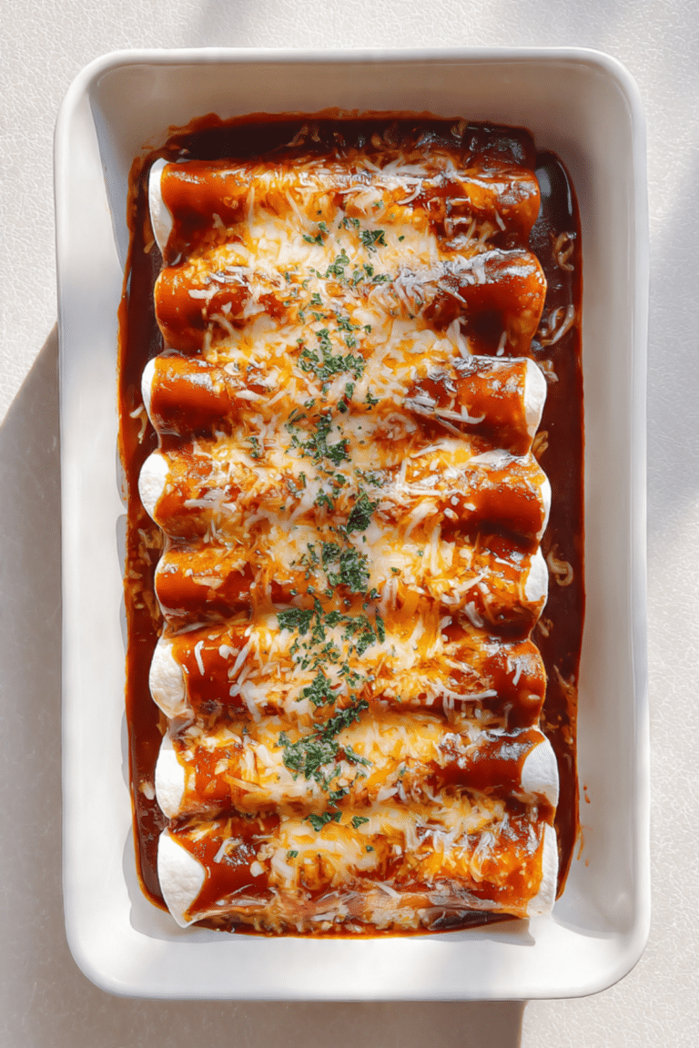 Rolled Shrimp Enchiladas