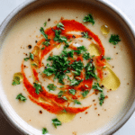White Bean and Roasted Pepper Soup