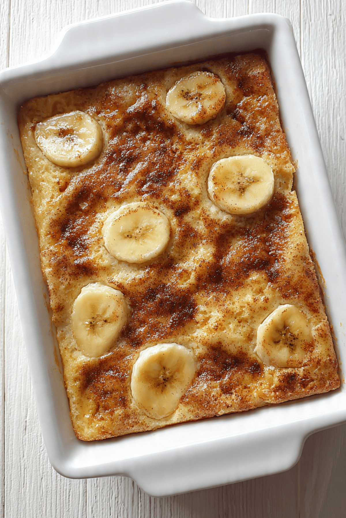 One-Bowl Baked Cinnamon Banana Breakfast
