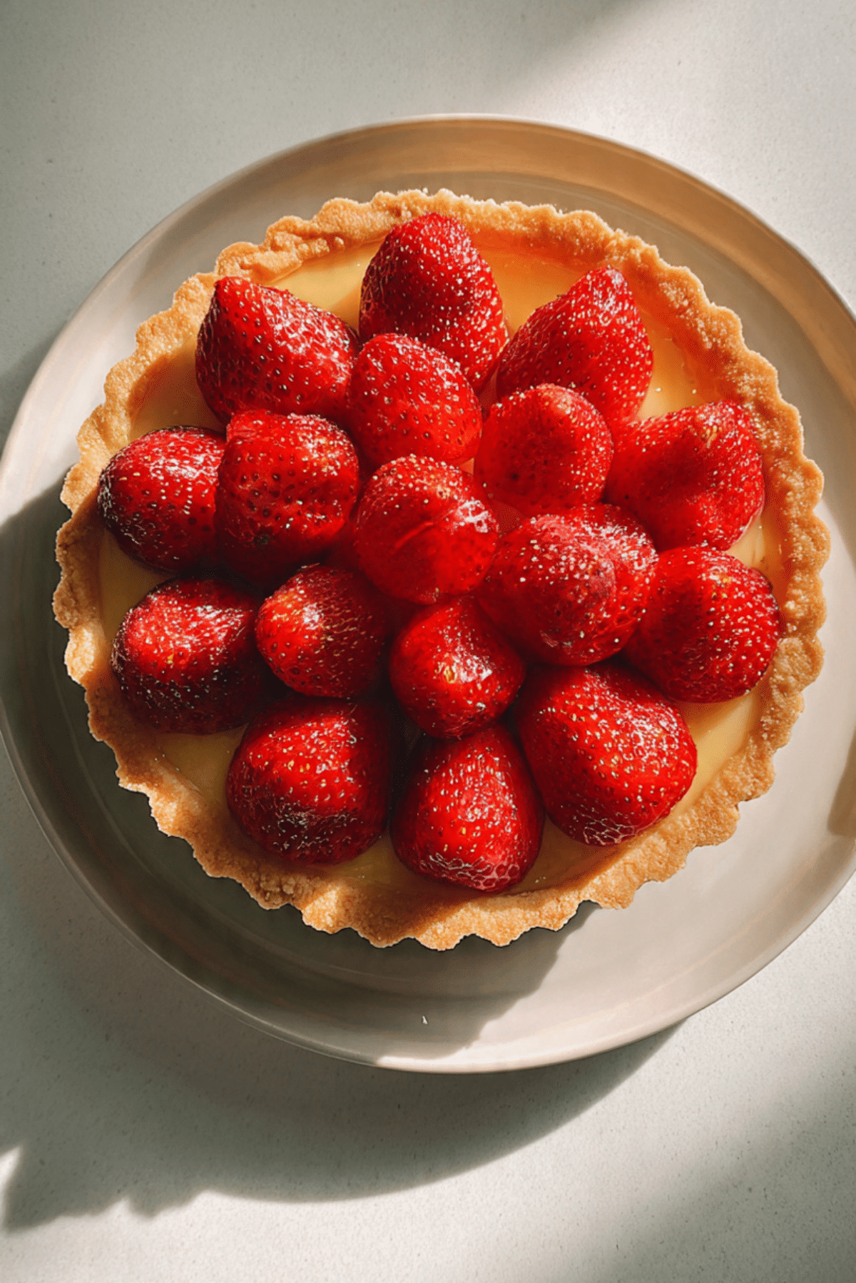 Lemon Strawberry Pie
