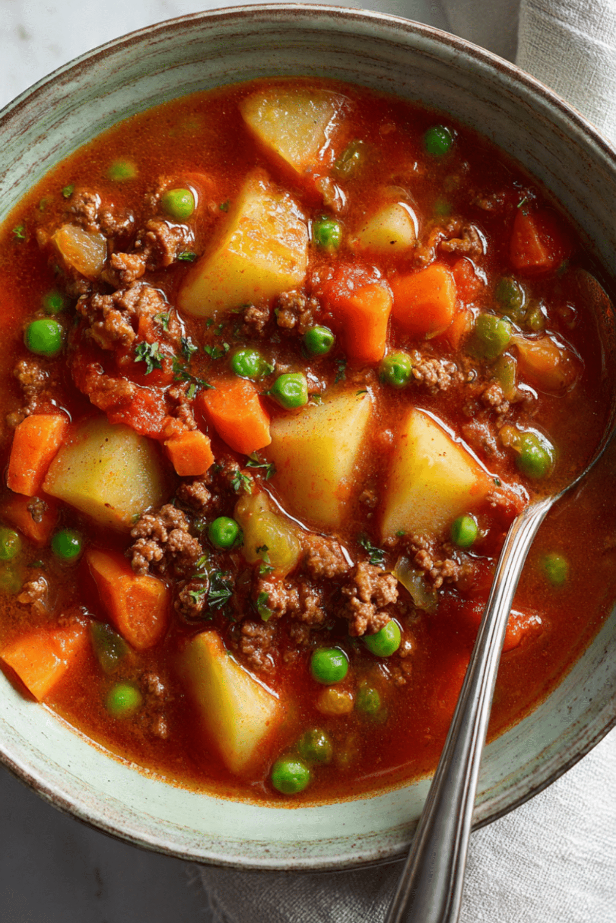 Ground Beef Veggie Stew
