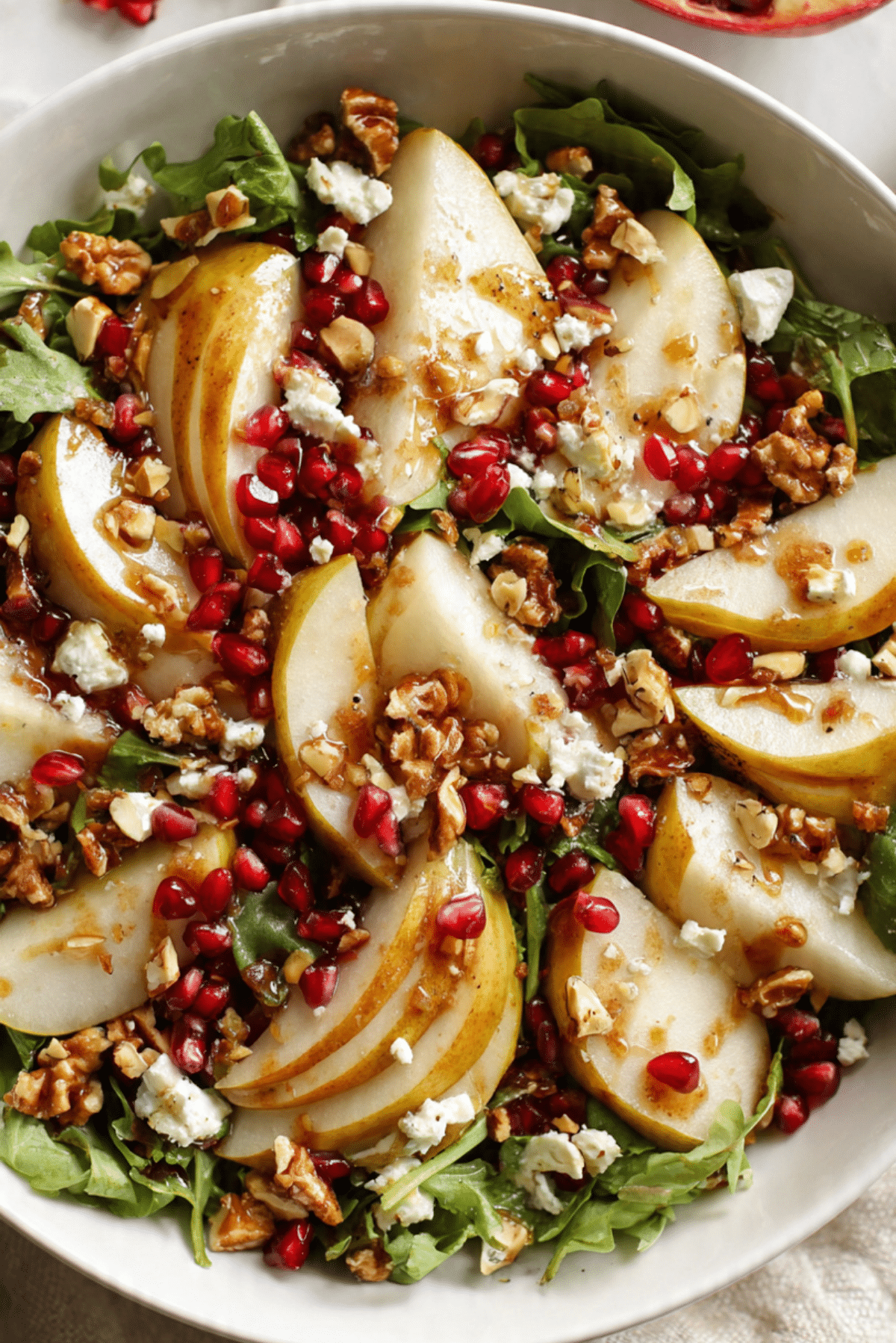 Festive Pear & Pomegranate Salad