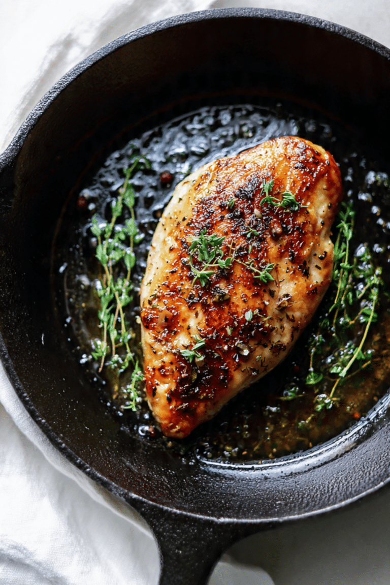 Cast Iron Skillet Chicken Breast