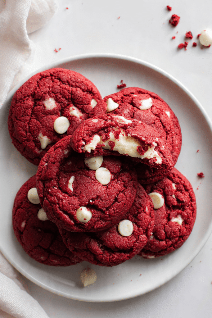 Red Velvet Cheesecake Cookies