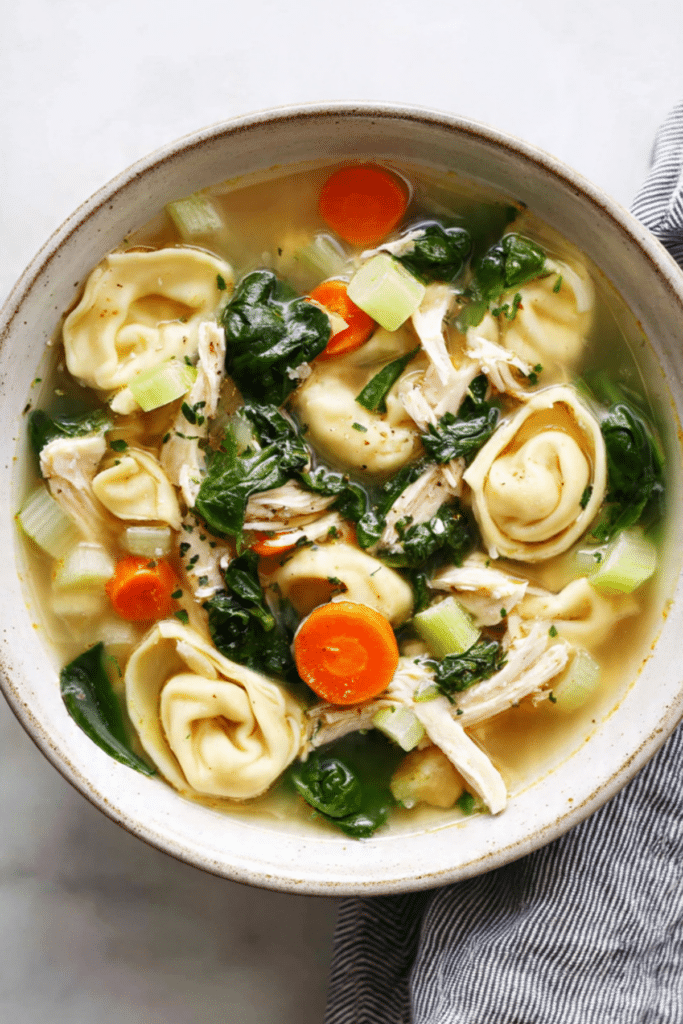 Chicken Tortellini Soup