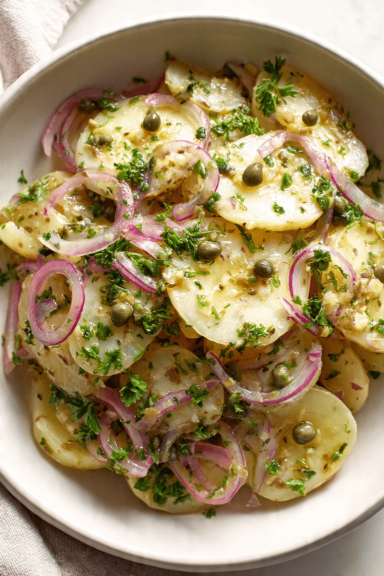 French Potato Salad with Capers