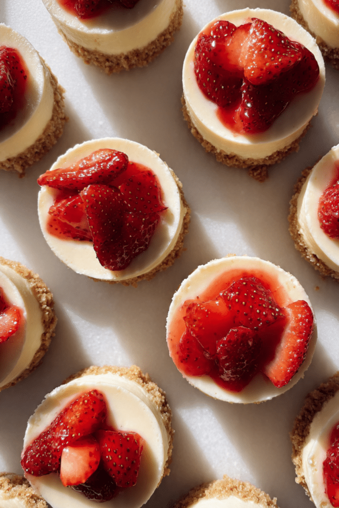 Strawberry Shortcake Cheesecake Cups