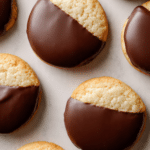 Milk Chocolate Dipped Sugar Cookies